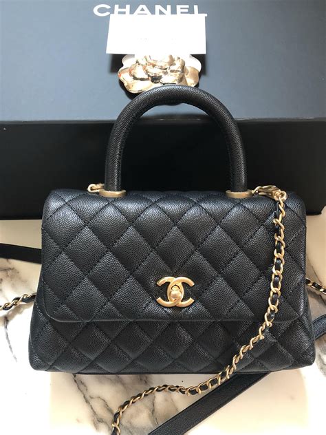 mini coco handle chanel bag|chanel coco handle price.